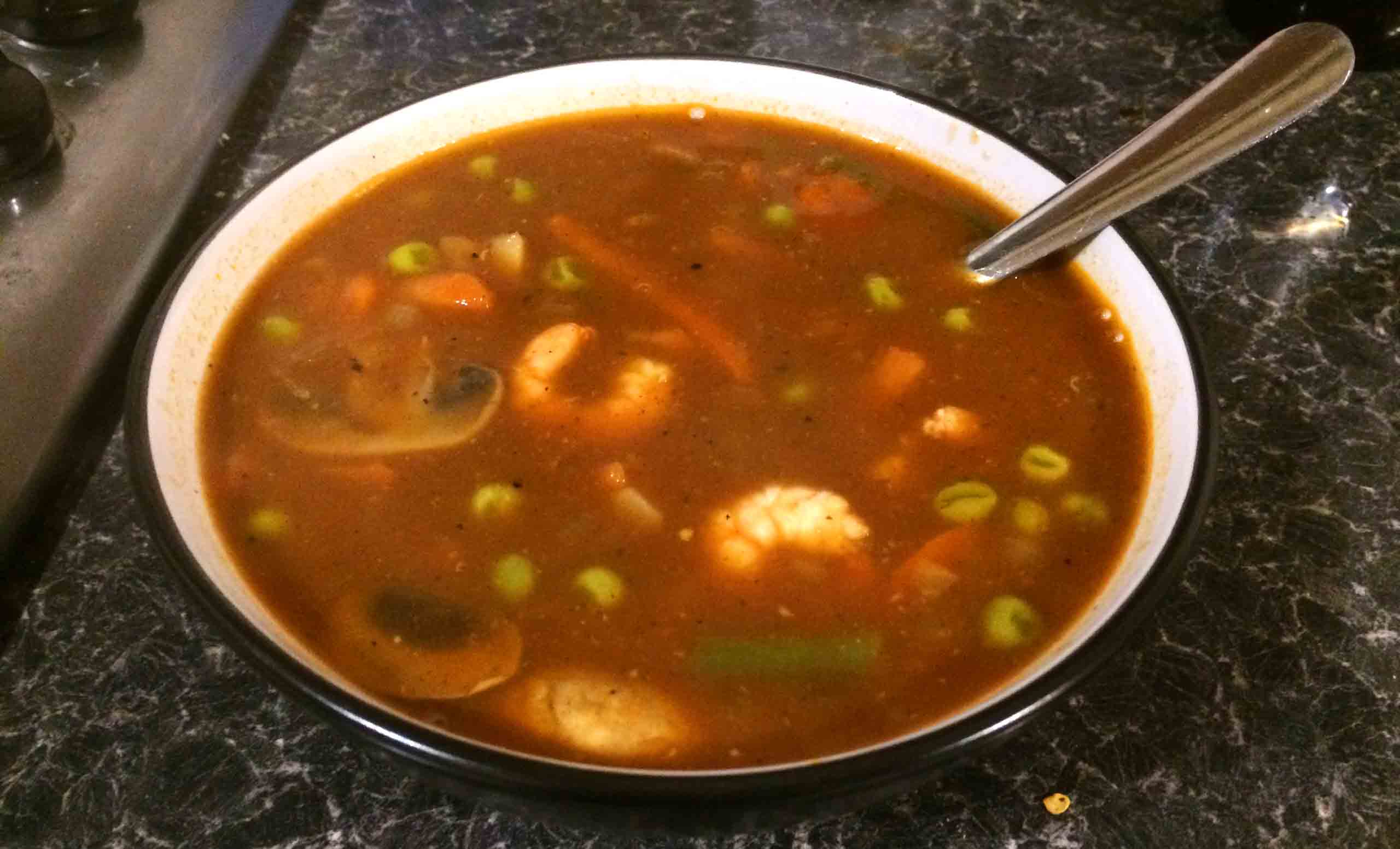 Prawn Hot and Sour Soup Recipe