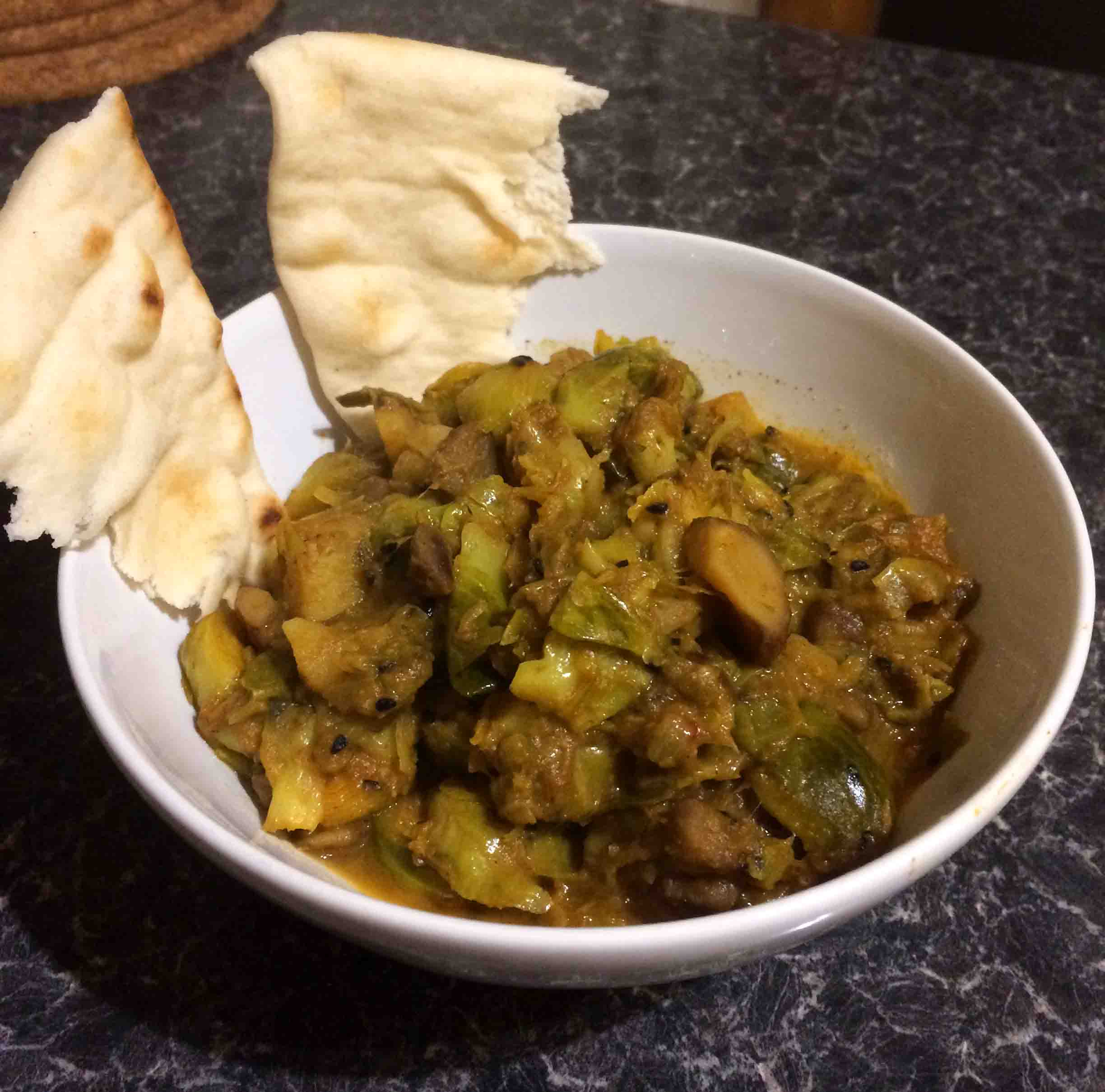 Brussels Sprout & Chestnut Curry Recipe